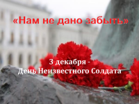 День Неизвестного Солдата в России